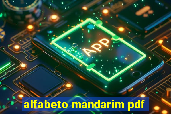 alfabeto mandarim pdf